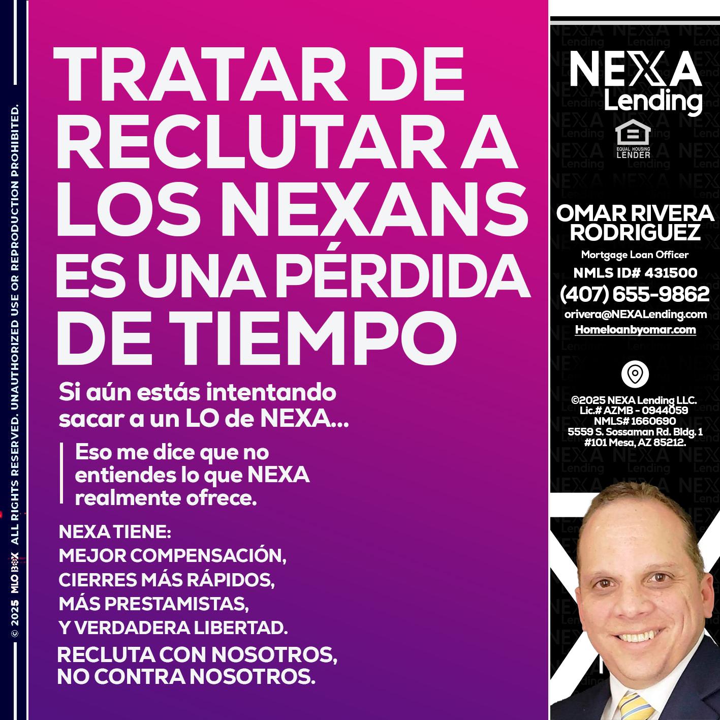 TRATAR DE - Omar Rivera Rodriguez -Mortgage Loan Officer