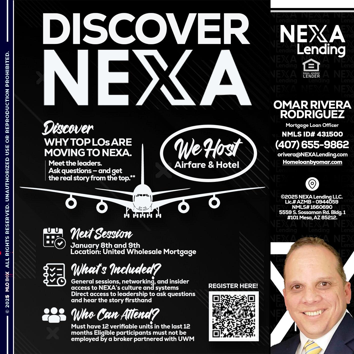 DISCOVER NEXA - Omar Rivera Rodriguez -Mortgage Loan Officer