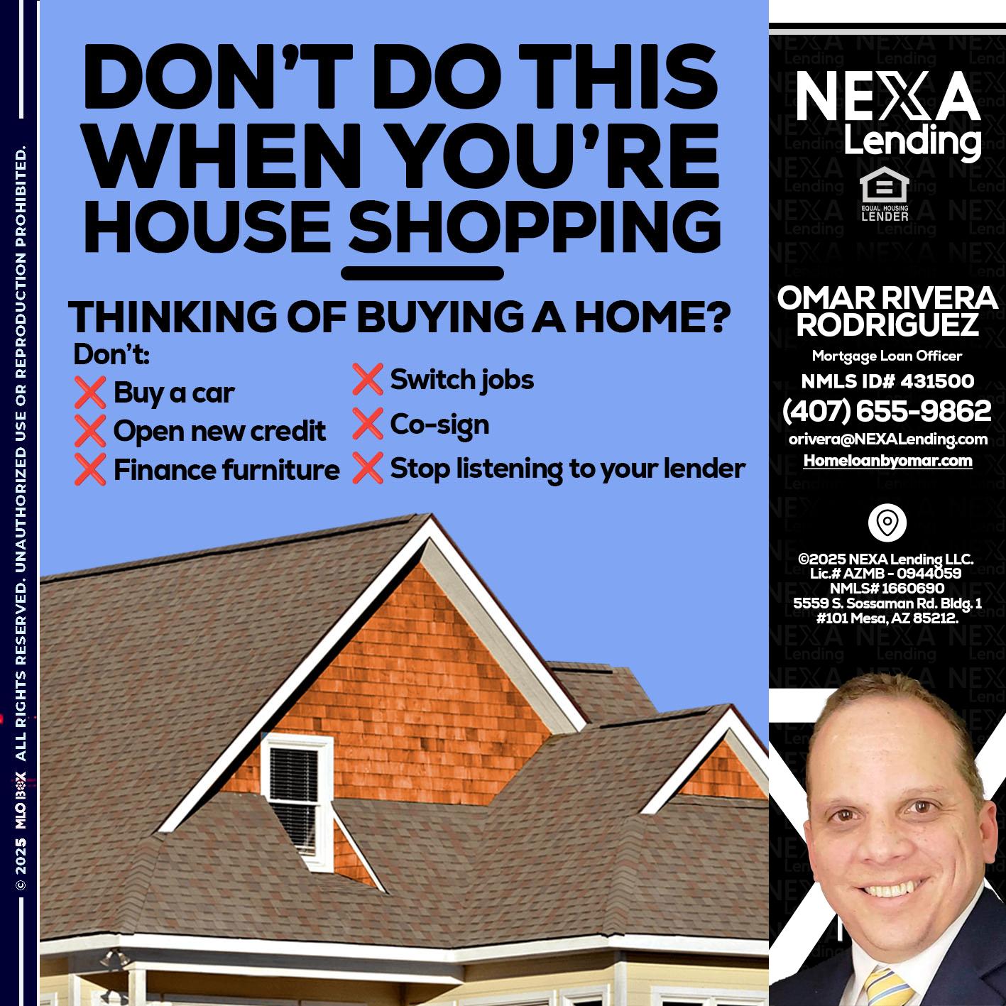 DONT DO THIS - Omar Rivera Rodriguez -Mortgage Loan Officer
