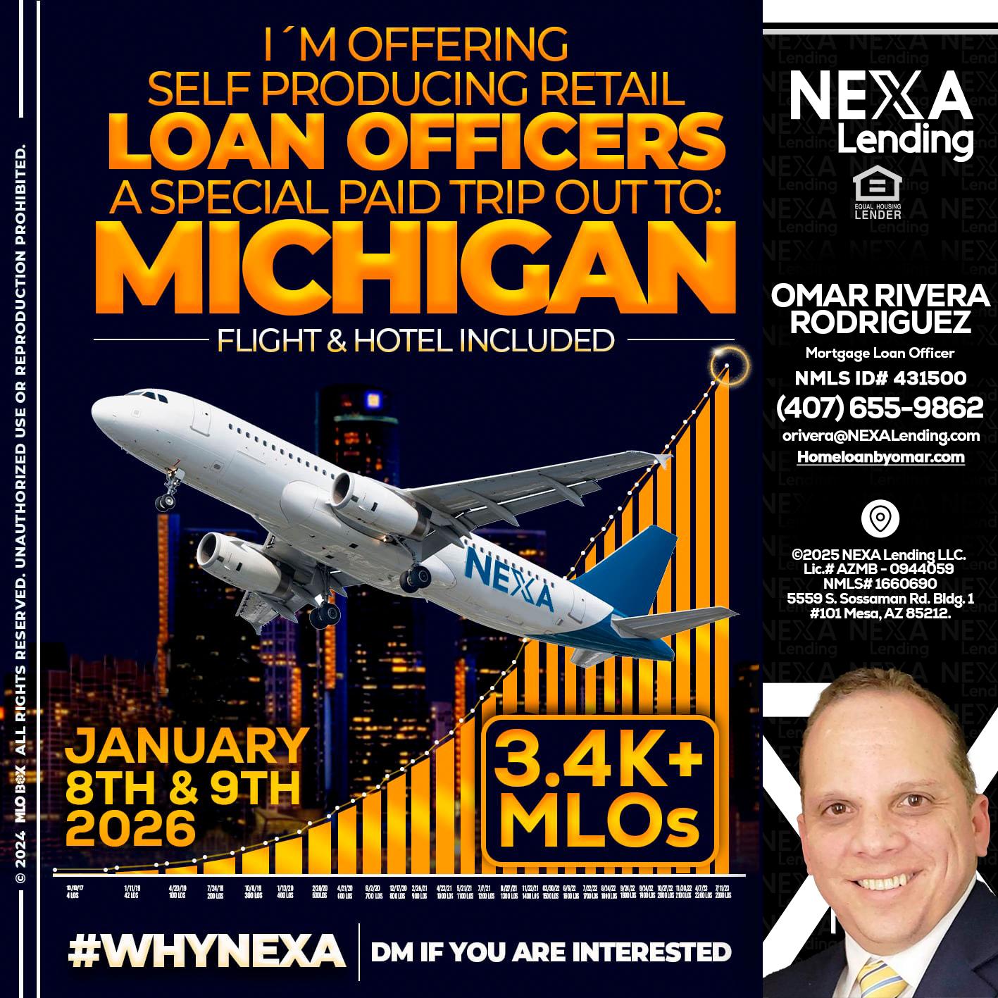 MICHIGAN TRIP - Omar Rivera Rodriguez -Mortgage Loan Officer