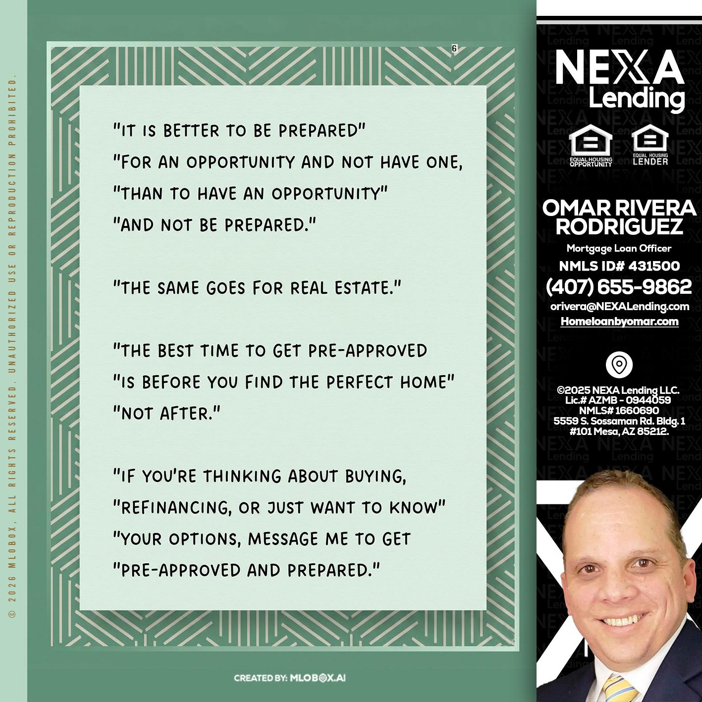 its better - Omar Rivera Rodriguez -Mortgage Loan Officer