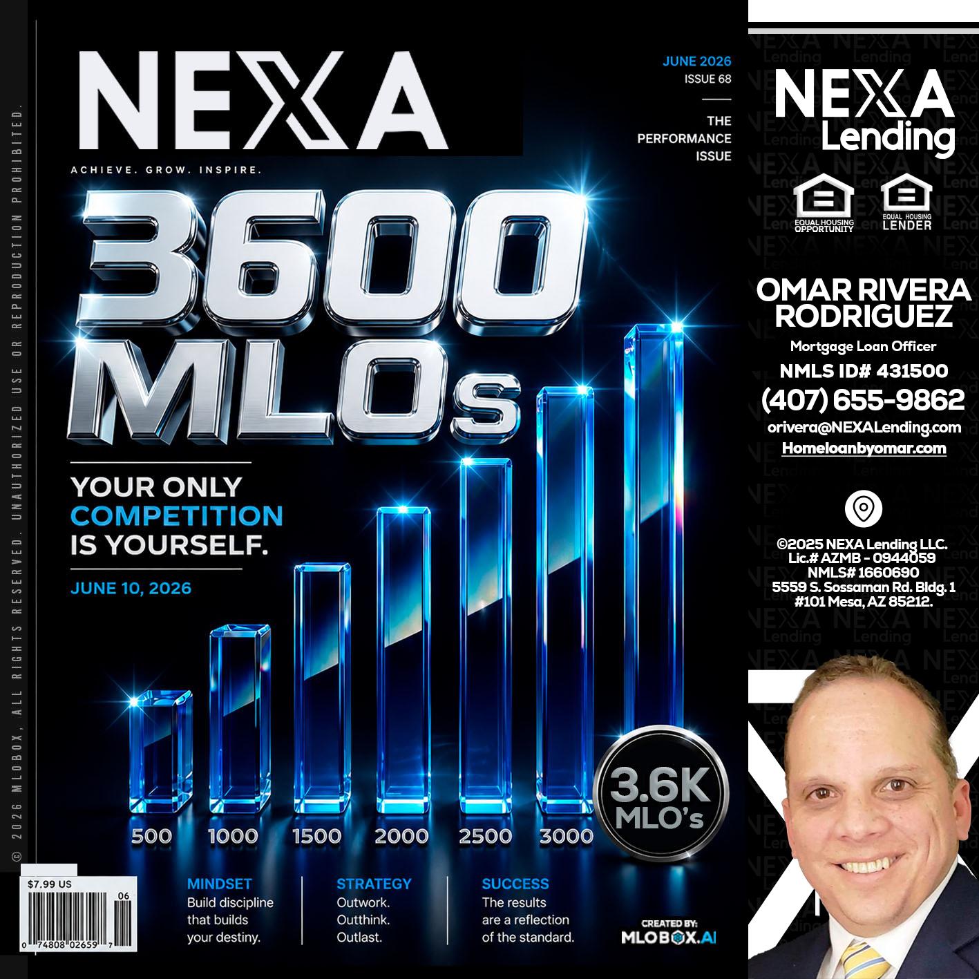 3600 MLOs - Omar Rivera Rodriguez -Mortgage Loan Officer