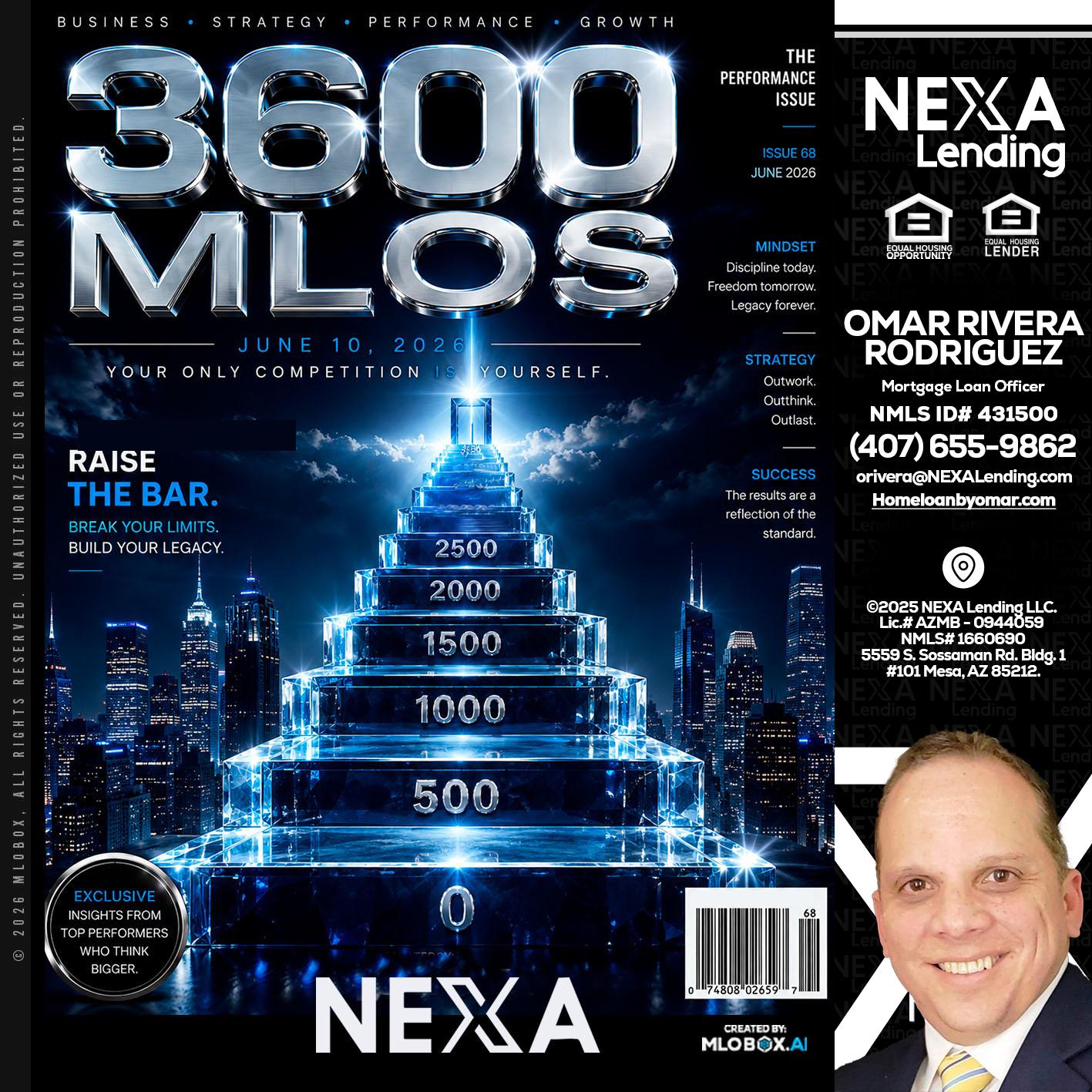 3600 MLOs - Omar Rivera Rodriguez -Mortgage Loan Officer