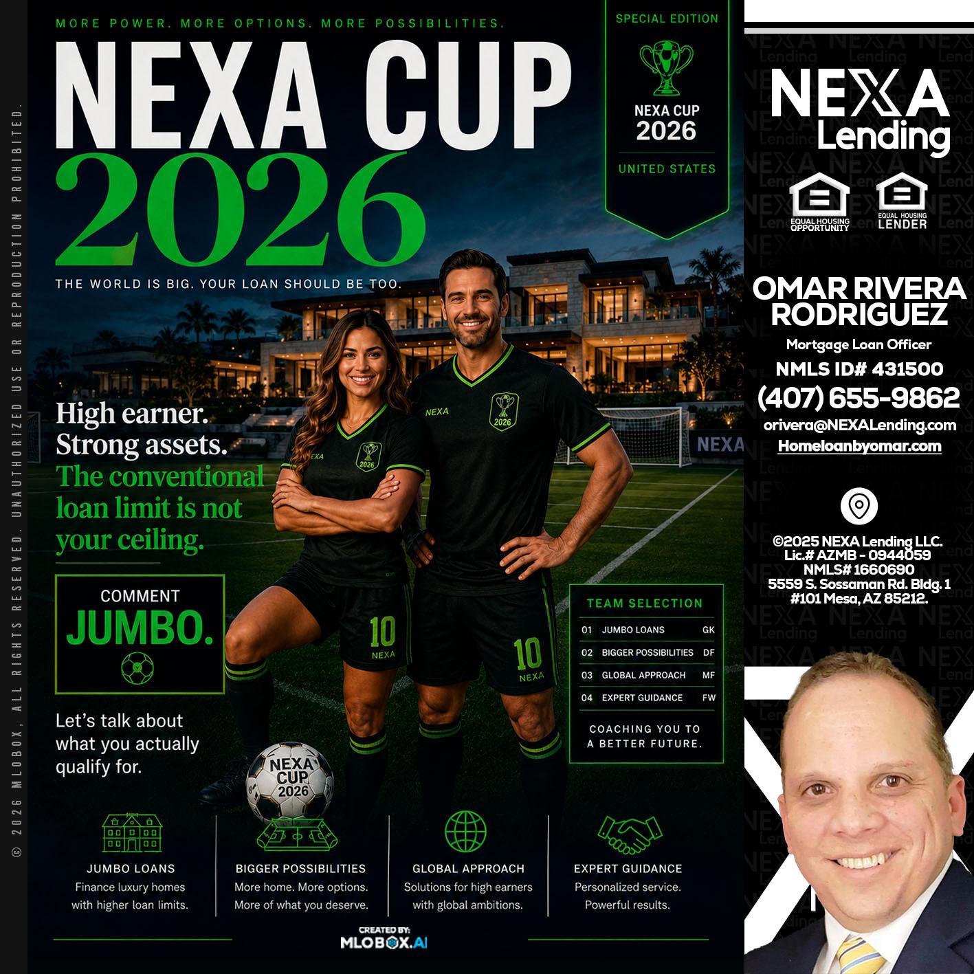 NEXA CUP 2026 - Omar Rivera Rodriguez -Mortgage Loan Officer