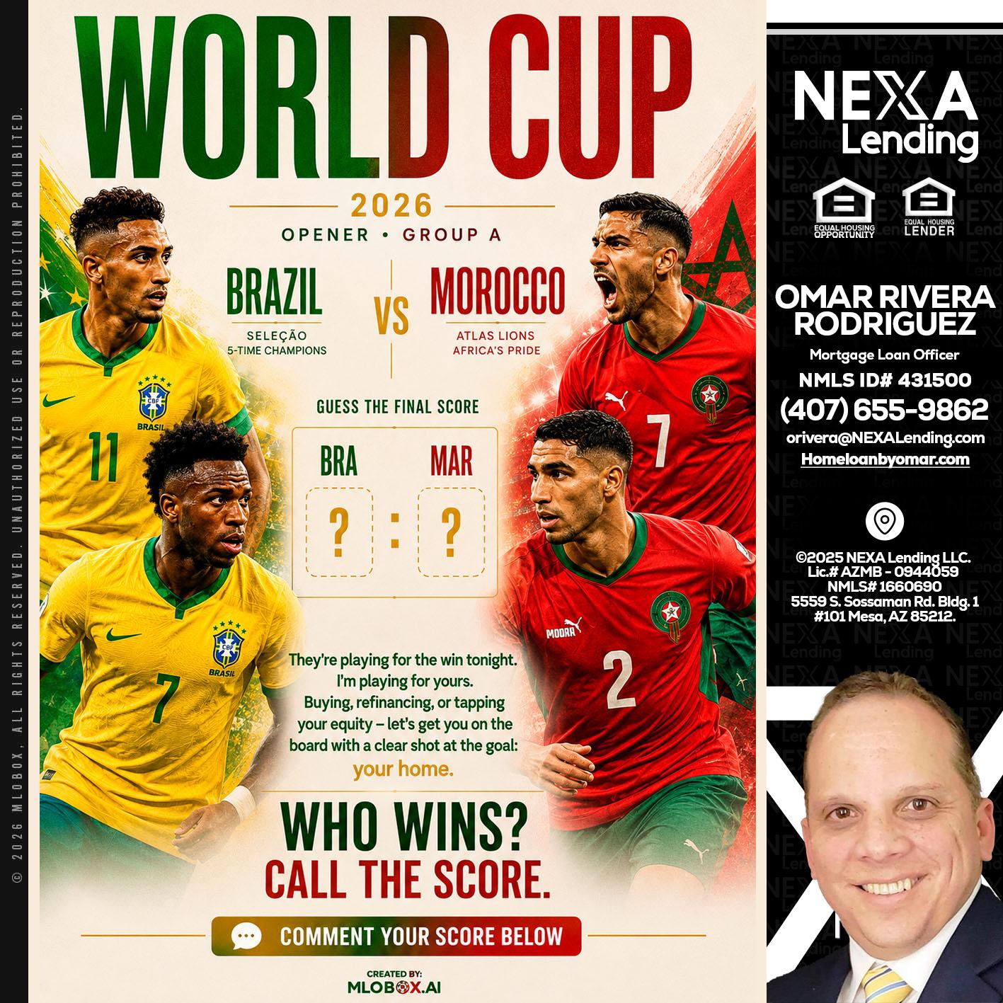 WORLD CUP - Omar Rivera Rodriguez -Mortgage Loan Officer