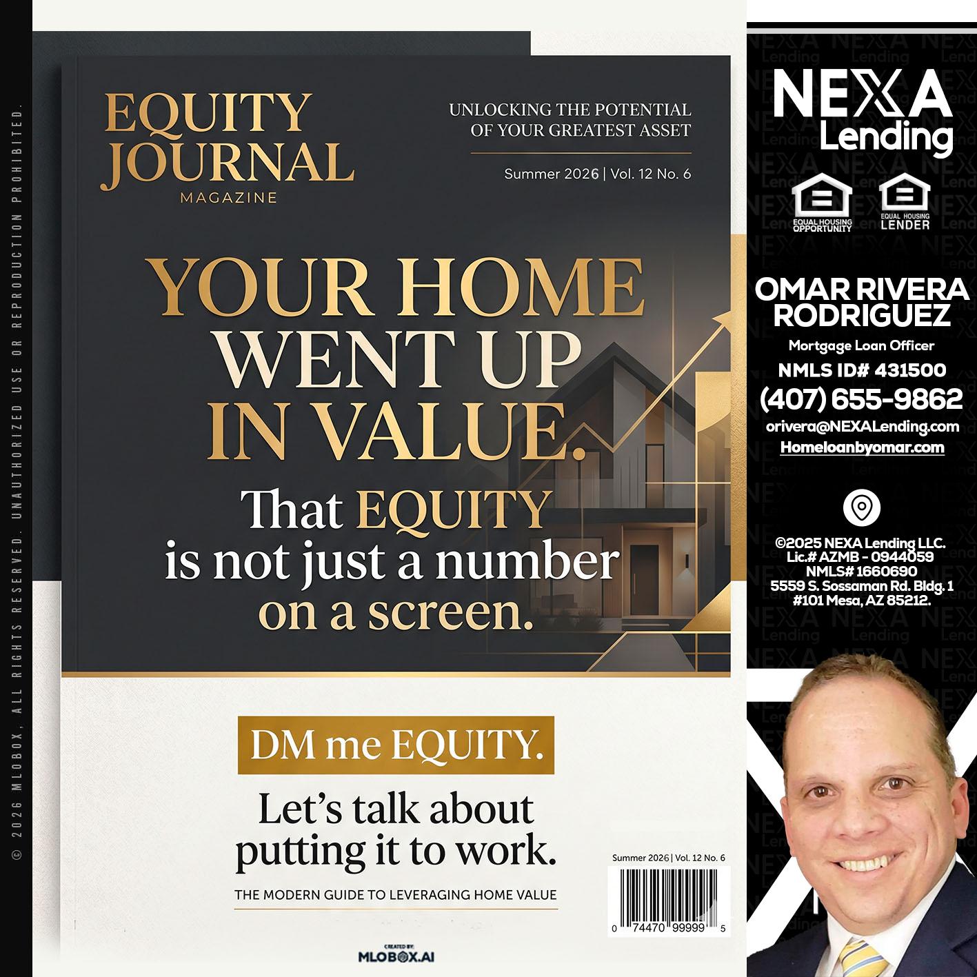 YOUR HOME - Omar Rivera Rodriguez -Mortgage Loan Officer
